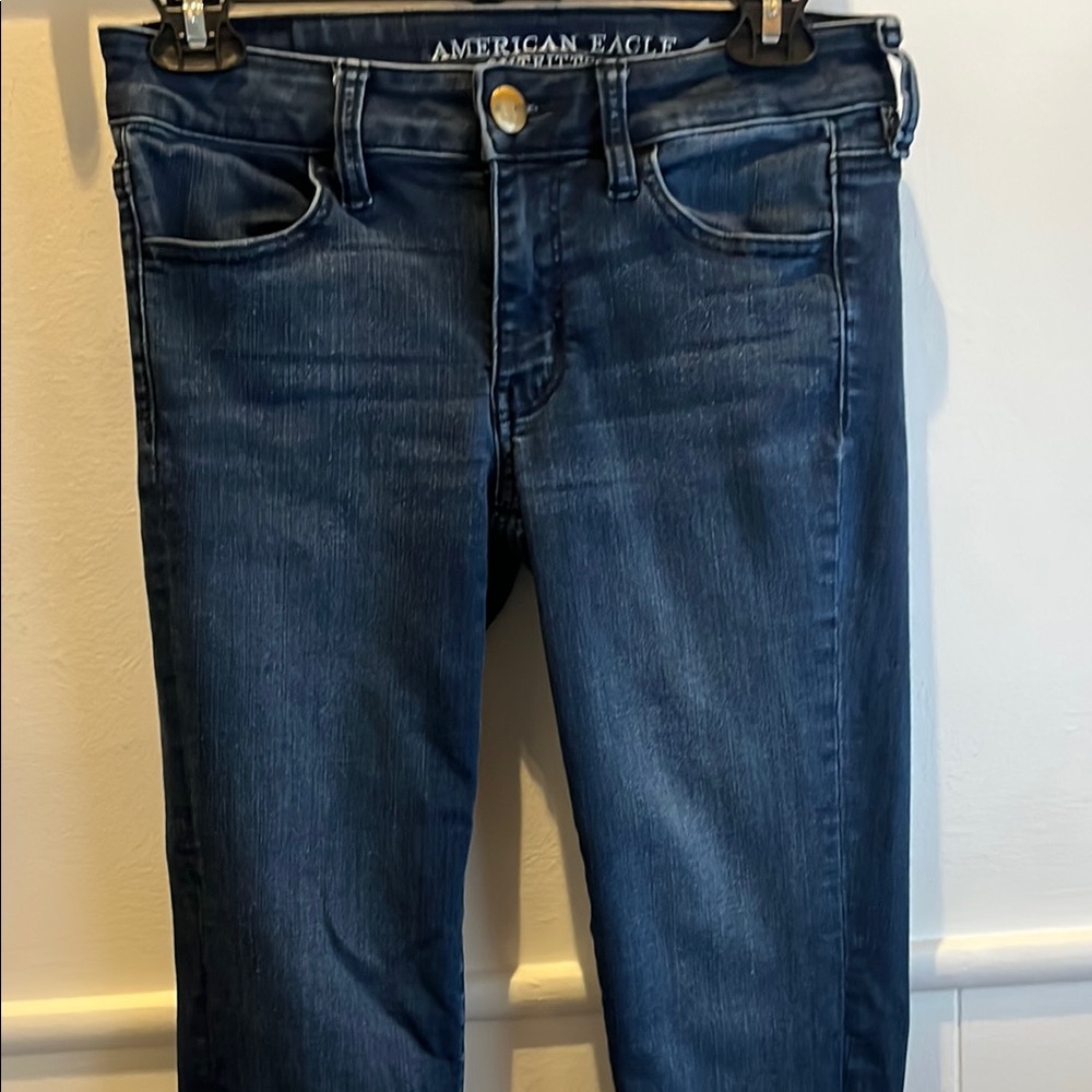 American Eagle Outfitters Blue Skinny Jeans Classic Denim